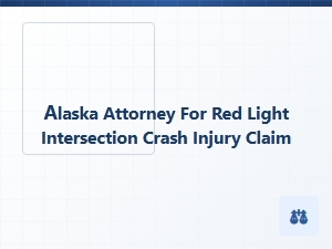 Alaska Attorney for Red Light Intersection Crash Injury Claims